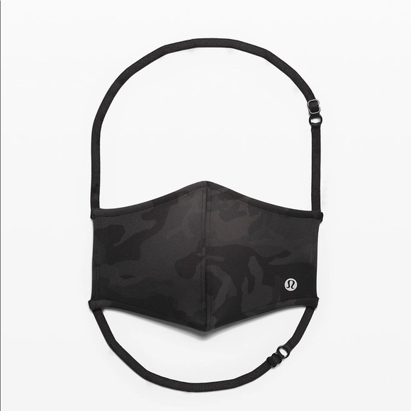 Lululemon Incognito Camo Grey Face Mask - Picture 2 of 4
